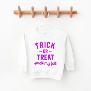 The Juniper Shop Smell My Feet Puff Print Toddler Graphic Sweatshirt - 1 of 4