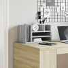 vidaXL Desk Organiser Grey Sonoma 17.5x9.4x9.8" Engineered Wood - 3 of 4