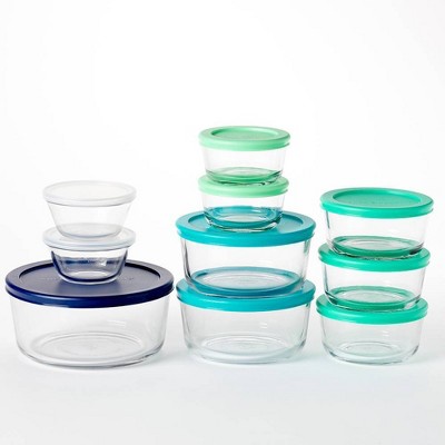 Anchor Hocking 30pc Glass Food Storage Set with Cherry Lids
