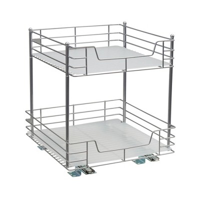 Two-tier Organizer With Dividers Frost/gray - Madesmart : Target