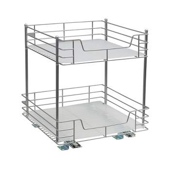 Two Tiered Slide Out Organizer White - Brightroom™ : Target