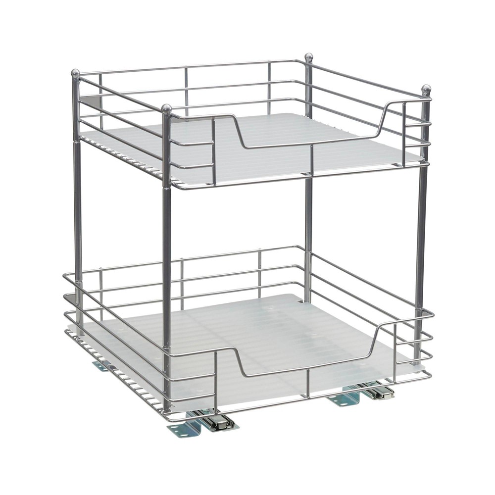 Photos - Other Accessories Household Essentials 15" 2-Tier Pantry Organizer Nickel