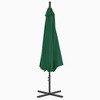 vidaXL Cantilever Garden Parasol Green Polyester Large Tiltable - 4 of 4