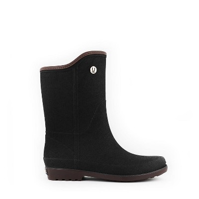Women's Fabric Touch Rain Boots - ULAN