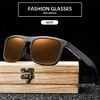 Anna-Kaci Men's Wooden Frame Polarized Sunglasses - UV400 Protection - 4 of 4