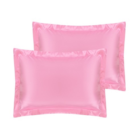 SHOPBEDDING Satin Pillowcase for Hair and Skin Silk Pillowcases 2 Pack,  Luxury Satin Pillowcases with Zipper Closure, Satin Pillow Case Cover