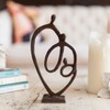 Danya B Family of 3 Heart Ring of Love Bronze Sculpture - 2 of 3