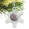 Missouri State Secondary Logo Metal Snowflake Christmas Tree Holiday Ornament - 2 of 3