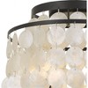 Crystorama Lighting Brielle 3 - Light Flush Mount in  Dark Bronze - 4 of 4