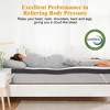 Dyonery Extra Firm 3 Inch Memory Foam Mattress Topper for Pressure Relief High Density Firm Mattress Pad Bed with Removable Washable Cover - 3 of 4