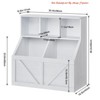 Living Room Kids Bookshelf and Toy Storage Organizer - Toy Box w/ Bookshelf for Boys - Toddler Toy Storage Shelf - 2 of 4