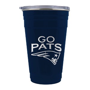 NFL New England Patriots 22oz Rally Cry Tailgater Tumbler - 1 of 2