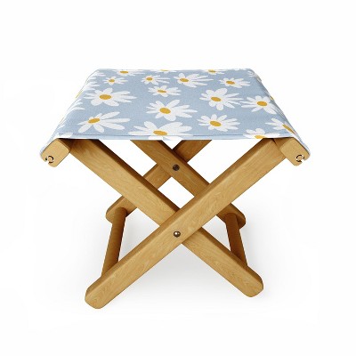 Lane and Lucia Lazy Daisies Folding Stool - Society6