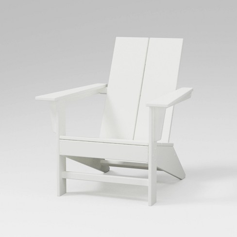 Moore POLYWOOD Outdoor Patio Chair Adirondack Chair White Threshold