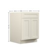 Kitchen Base Cabinet, Unassembled Cabinet with Adjustable Shelf without Top - 3 of 4