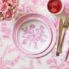 Pink Toile Large Napkins (25 per pack) - 3 of 3