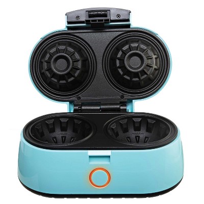 Bella Snowflake Blue Nonstick 4 Mini Waffle Maker