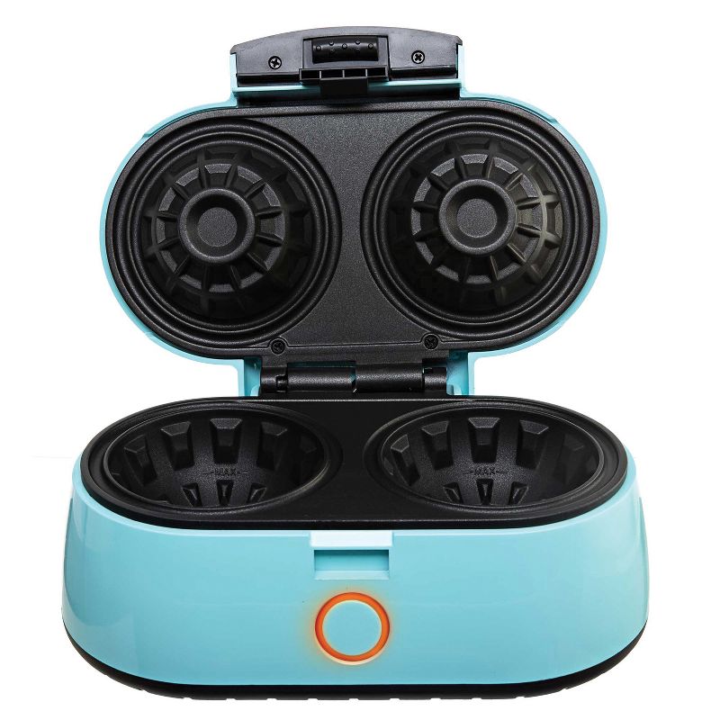 Brentwood 2-Waffle Electric Waffle Bowl Maker, Blue, 1 of 11