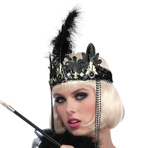 Forum Novelties Roaring 20's Deluxe Costume Headband - 1 of 3