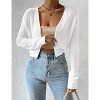 Cardigan Sweaters Open Front Long Sleeve Cardigans Lightweight Fall Bolero Shrugs - 4 of 4