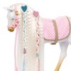 Our Generation 12" Hair Play Foal - Glitter & Hearts Andalusian Horse in White - 4 of 4