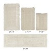 Lilly Crochet Collection 100% Cotton Tufted Reversible 4-Piece Bath Rug Set – Super Absorbent, Machine Washable Bathroom Mats with Crochet Pattern - 2 of 4