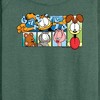 Women's - Garfield - Characters Lightweight French Terry Wide Neck Long Sleeve Graphic Shirt - 2 of 4