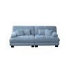 Aukfa Oversized  Sofa ,Chenille Comfy Cloud Couch with 2 Lumbar Pillows 2 Throw Pillows for Living Room,Blue - 2 of 4