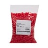 McKesson Tube Closure Flanged Plug Cap Red Polyethylene 177-118240R 1000 per Bag - 2 of 3