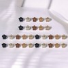 Hair Essentials 3 -Pack Mini Flower Hair Claw Clips - 30-Piece Set, Small and Lightweight, Neutral Colors for Everyday Hair Styling, 30pcs - 4 of 4