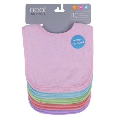 lined baby bibs