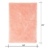 Faux Fur Non-Slip Fluffy Living Room Rug, 30" x 46" - 4 of 4