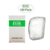 ECO Amenities Disposable Shower Caps for Home, Hotel, Vacation, Hair Salon, Individually Boxed Package Full Size Adult, Case of 100 - 2 of 4
