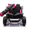 24V Three-Seater Kids Electric Ride-On Car Toys, 4-Motor Electric Vehicle UTV W/2.4G Remote, Built-in Water Gun, Bluetooth & MP3, 3-Speed Adjustable - 2 of 4