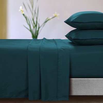 Tribeca Living Extra Deep Pocket Microfiber Solid Sheet Set