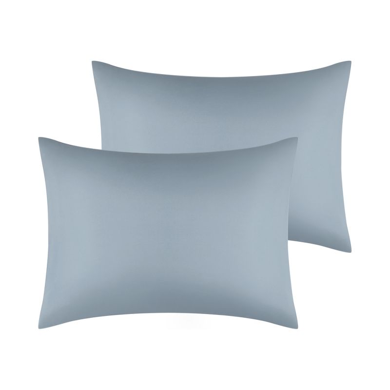 Unique Bargains Solid Color Envelope Closure for Easy Care Wrinkle Pillowcase 2 Pcs, 1 of 7