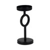 Sagebrook Home 8" Metal Candle Holder - Contemporary Black Iron Narrow Round Candle Holder for Home, Office, Event Decor - Centerpiece Candle Decor - 3 of 4
