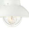 John Timberland Oberlin Mission Outdoor Wall Light Fixtures Set of 2 White Dusk to Dawn Motion Sensor 9" Clear Seedy Glass for Exterior - 3 of 4