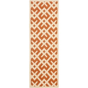 Courtyard CY6915 UV & Stain Resistant Non-Shedding Power Loomed Indoor/Outdoor Rugs - Safavieh - 1 of 4