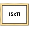 PosterPalooza | Simple Gold Picture Frame - UV Acrylic, Backing Board, Hanging Hardware Included - 2 of 4