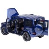 2019 Mercedes-Benz AMG G63 Brilliant Blue Metallic 1/18 Model Car by Autoart - 2 of 4