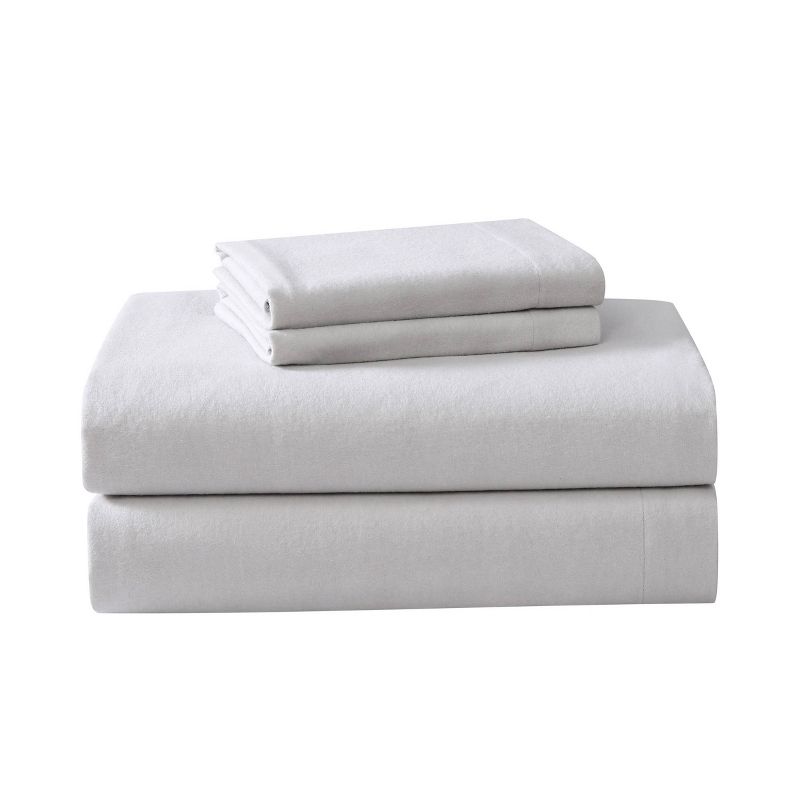 Solid Flannel Sheet Set - Laura Ashley, 1 of 7