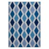 Checkered Area Rugs for Living Room, Washable Rug Modern Diamond Geometric Pattern Indoor Floor Carpet for Office Nursery - 3 of 4
