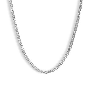 EVRY JEWELS WATERPROOF Gold or Silver Plated Stainless Steel Retro Necklace - 1 of 3