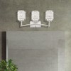 Livex Lighting Grammercy 3 - Light Vanity in  Brushed Nickel - 3 of 4