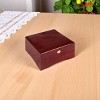 Slickblue 750 Count Mahogany Poker Chip Case – Glossy Wood Finish with Brass Hardware & Felt Lining - 3 of 3