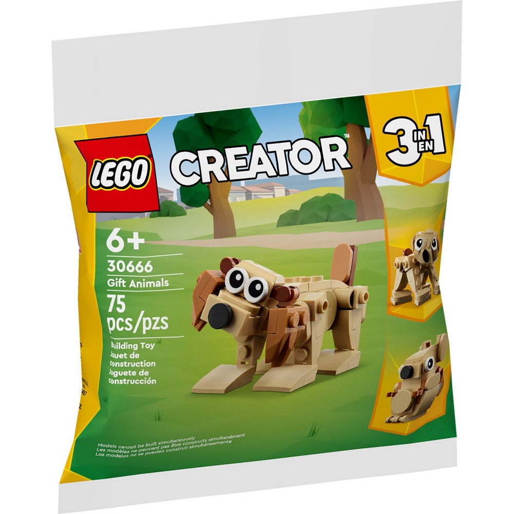 Case of 30 bags) LEGO Creator Gift Animals 30666