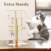 Gold Jewelry Tower Stand - 14.5" Sturdy Hanger Holds 80 Pieces, Ideal Gift for Women - 3 of 4