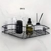 Wall Mounted Bathroom Shelf, Shower Caddy Rack, No Punching Triangle Storage Rack For Bathroom Kitchen, Bathroom Accessories - 2 of 4