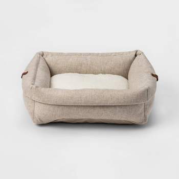 Rectangular Roll Cuff Dog Beds - Boots & Barkley™